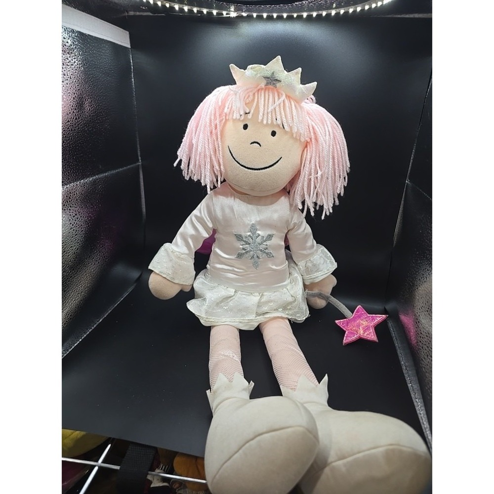 Jellycat Giant White Snowflake Fairy Soft Toy Plush Rag Doll Christmas Retired